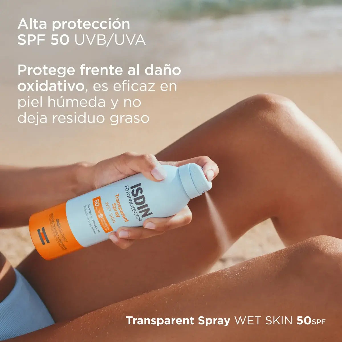 Transparent Spray Wet Skin SPF 50 - ISDIN