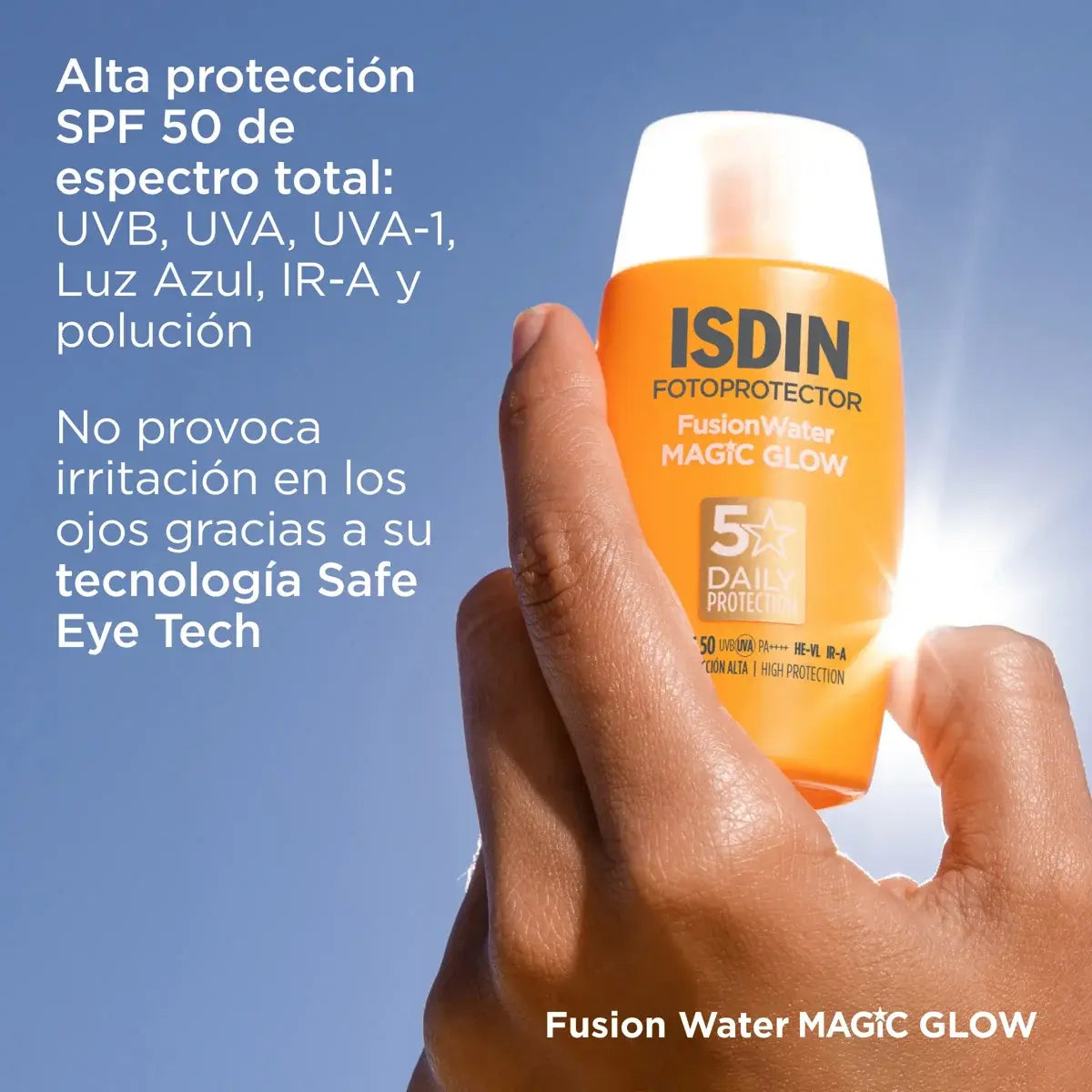 Fusion Water MAGIC GLOW SPF 50 - Fotoprotector ISDIN