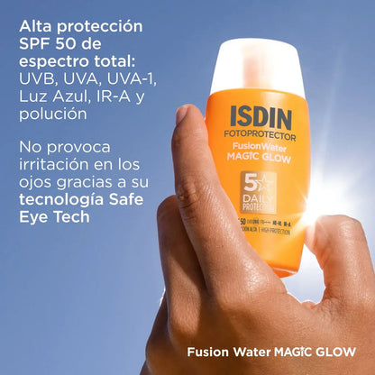 Fusion Water MAGIC GLOW SPF 50 - Fotoprotector ISDIN