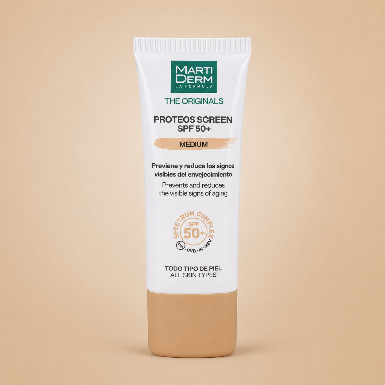 Proteos Screen SPF50+ Color Medium - MartiDerm