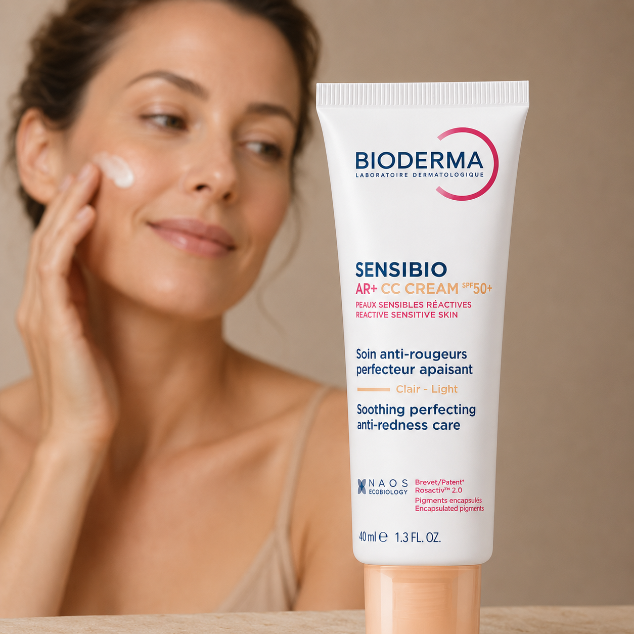 Sensibio AR+ CC Cream SPF50+ (light)