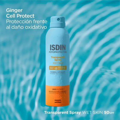 Transparent Spray Wet Skin SPF 50 - ISDIN