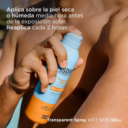 Transparent Spray Wet Skin SPF 50 - ISDIN