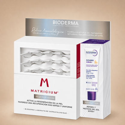 Pack Post Acto Estético: Matricium + Cicabio SPF50+