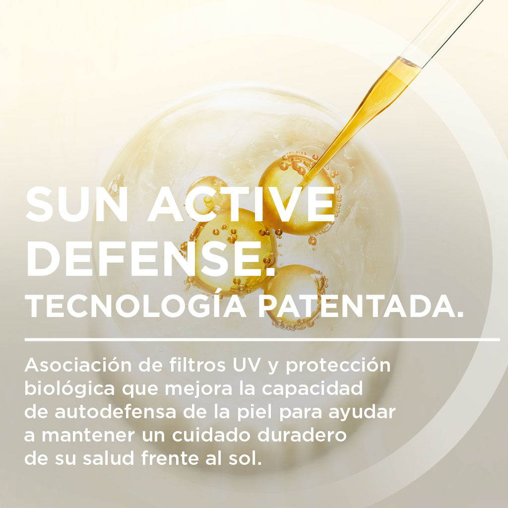 Tecnología patentada Sun Active Defense de Bioderma